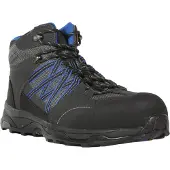 Regatta Heren Claystone veiligheidslaarzen (Briar Grijs/Oxford Blauw)