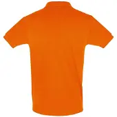 Sols Heren Perfect Pique Korte Mouw Poloshirt (Oranje)
