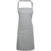 Premier Dames/Dames Kleuren Bipschort Met Zak / Werkkleding (Zilver)