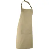 Premier Dames/Dames Kleuren Bipschort Met Zak / Werkkleding (Pakket van 2) (Khaki)
