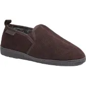 Hush puppies Heren Arnold Slip On Leather Slipper (Bruin)