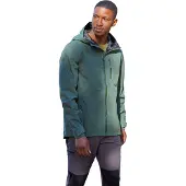 Mountain Warehouse Heren Bachill drielaagse waterdichte jas (Groen)