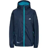 Trespass - "Qikpac" jas, waterdicht, opvouwbaar, damesmodel TP3379 (maat S) (marineblauw)