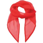 Premier Uniseks sjaal van chiffon in kleuren voor volwassenen (Aardbeienrood)