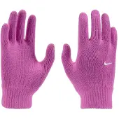 Nike TG 2 speelse gebreide Swoosh-handschoenen voor volwassenen (Roze/Wit)