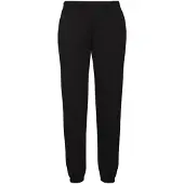 Fruit Of The Loom Heren klassieke joggingbroek met elastiek (Zwart)