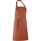 Premier Dames/Dames Kleuren Bipschort Met Zak / Werkkleding (Pakket van 2) (Kastanje)
