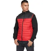 Crosshatch Heren Presnell Hoog Hals Gilet (Rood)