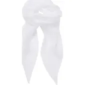 Premier Uniseks sjaal van chiffon in kleuren voor volwassenen (Wit)
