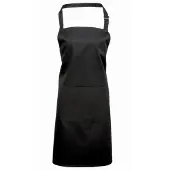Premier Dames/Dames Kleuren Bipschort Met Zak / Werkkleding (Zwart)