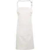 Premier Dames/Dames Kleuren Bipschort Met Zak / Werkkleding (Wit)
