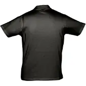 Sols Heren Prescott Jersey Poloshirt met korte mouwen (Diep zwart)