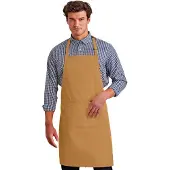 Premier Dames/Dames Kleuren Bipschort Met Zak / Werkkleding (Kameel)
