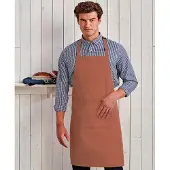Premier Dames/Dames Kleuren Bipschort Met Zak / Werkkleding (Kastanje)