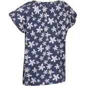 Trespass Meisjes Josey Bloemen T-shirt (Blauwe toon)