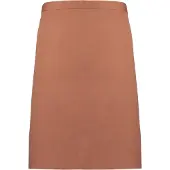 Premier Dames/Dames Mid-Length Apron (Pakket van 2) (Kastanje)