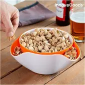 InnovaGoods - 2 in 1 Aperitiefschaaltjes / kommetjes - 2 schaaltjes van verschillende vorm en afmeting