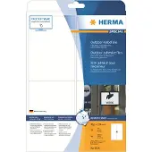 Herma Special 9534 extreem sterk hechtende weervaste outdoor folie-etiketten A4 99,1 x 139 mm wit (40 etiketten)