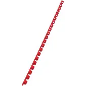 GBC Combbind Bindruggen rood - a4 - 8 mm - 100 stuks