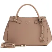 GUESS handtas schoudertas Serenova Girlfriend Satchel Pale Mocha Lichtbruin