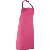 Premier Dames/Dames Kleuren Bipschort Met Zak / Werkkleding (Pakket van 2) (Heet Roze)
