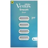 Gillette venus Smooth Start Scheermesjes – 4 Stuks – Navulmesjes voor Vrouwen