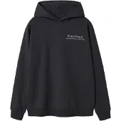 TWO SOON Sweatshirt zwart gemêleerd / wit