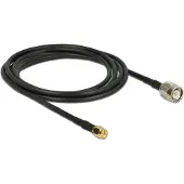 DeLOCK SMA (m) - TNC (m) kabel - CFD200/RF200 - 50 Ohm / zwart - 2,5 meter