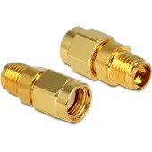 DeLOCK RP-SMA stekker naar SMA bus adapter 50 Ohm