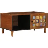 vidaXL Salontafel Bruin 80 x 50 x 40 cm Massief Mango Hout