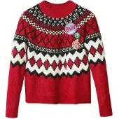 Desigual Dames Rode Breiwerk