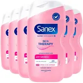Sanex 6x Douchegel Skin Therapy Anti Dryness 450 Ml