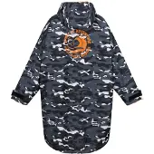 Regatta Camouflage Waterdichte Veranderjas voor Kinderen/Kinderen (Zwart/perzik)