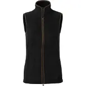 Premier Dames/dames Artisan Fleece Gilet (Zwart/Bruin)