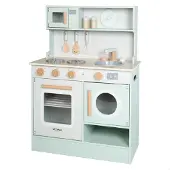 Woomax Wood Cocinita With Interactive Elements And Accessories Veelkleurig Kinderen