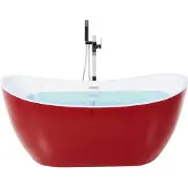 Beliani ANTIGUA - Badkuip - Rood - 75 x 150 - Acryl