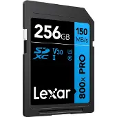 Lexar SDXC 800x PRO Blue Series 256GB UHS-1 V30