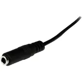 StarTech.com 2 m slanke 3,5 mm stereo-audioverlengkabel - M/F