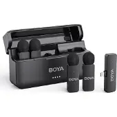 Boya BY-V4D microfoon Zwart Microfoon met bevestigingsclip
