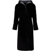 Badrock zwarte badjas met capuchon XL/XXL