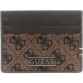 GUESS kaarthouder Boston Card Holder Coffee bruine