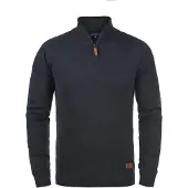 Blend Trui 'Robin' navy / bruin / zilvergrijs