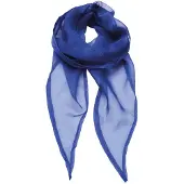 Premier Uniseks sjaal van chiffon in kleuren voor volwassenen (Koningsblauw)