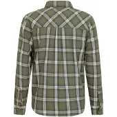 Mountain Warehouse Heren Clyde Geruit Overhemd (Kaki Groen)
