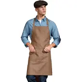 Premier Unisex Volwassenen Biologisch Fairtrade Gecertificeerd Denim Schort (Bruin)