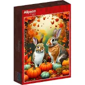 Alipson Puzzle Autumn Bunnies Puzzel (500 stukjes)