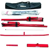 Wilson Portable Pickleball Net Zilver