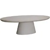 Giga Meubel Loungetafel Cleo Ovaal Beige 130cm