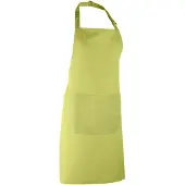 Premier Dames/Dames Kleuren Bipschort Met Zak / Werkkleding (Pakket van 2) (Kalk)