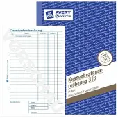 Avery Zweckform kasverslag/318 DIN A5 staand wit 50 vel (Duitstalig)